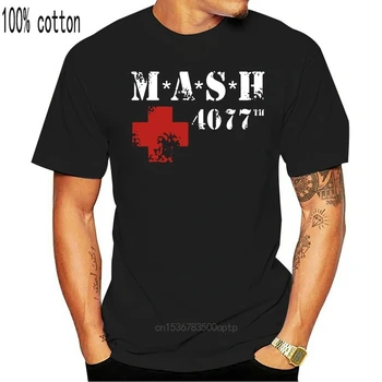2019 Modela Kratek Rokav Moda Ulične Mash M. A. S. H. M*A*S*H Funshirt Zabavno Kult Koreja Film Ameriške Vojske 4077 Th Fitnes T-Majice