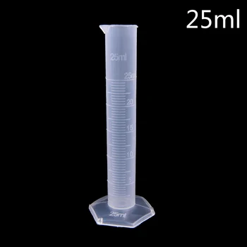 25ml Plastični Merilni Valj, ki je Diplomiral Orodja za Kemijo, Laboratorij Valj Orodja za Šole Lab Dobave