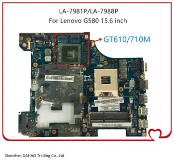 90001506 LA-7988P LA-7981P Mainboard Za Lenovo G580 Prenosni računalnik z matično ploščo Z HM76 GT610/710M 1GB grafične kartice Popolnoma Testirane