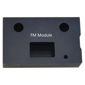 Aluminij Zlitine Primeru za DSP & PLL Digitalni Stereo FM Radio Sprejemnik Modul 87-108MHz