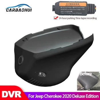 Avto DVR Wifi Video Snemalnik Dash Cam Kamera za Jeep Cherokee KL 2020 Visoko konfiguracija avto Novatek 96658 Night vision CCD hd