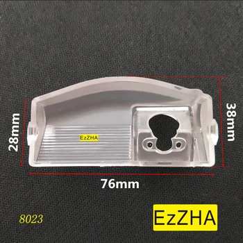 EzZHA Avto Pogled od Zadaj Kamero Nosilec registrske Tablice Luči Ohišja Nastavek Za Mazda 2 M2, 3 M3 Demio DE Hatchback 2007-2013