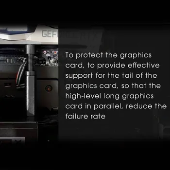 Grafične Kartice GPU Naramnicami Podporo Nastavljiv Aluminij Zlitine Video Kartice Sag Nosilec Vesa Jack Namizni RAČUNALNIK Primeru Dodatki