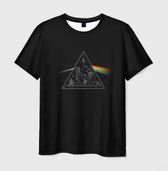 Moška T-shirt 3D Pink Floyd, da Mavrica