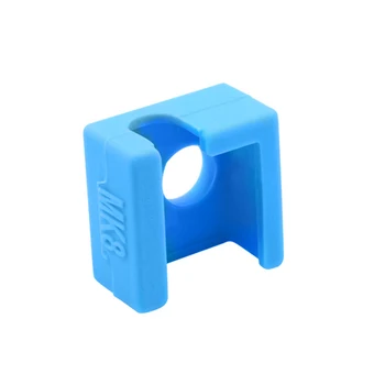 Najnovejši 1PCS MK8 Hotend Silikonski Vložek Grelec Blok Zaščitni Silikonski Pokrov Primeru Za 3D Tiskalnik Deli Modra/Brown/Rumene Barve