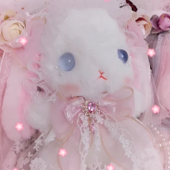 Originalne ročno izdelane zajec vrečko lolita lolita poševna span vrečko lo mati vrečko srčkan loli zajec medveda lutka