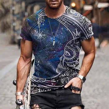 Poletje tridimenzionalni 3d printed majica s kratkimi rokavi Moški Ženske Modni 3d T Majica Kratek Rokav Harajuku Hip Hop Srčkan Tshirt #T1P