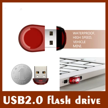 Pomnilnik, Disk, Ključek Usb Stick, Memory Stick Super Mini USB Flash Disk 4GB 8GB 16GB 32GB 64GB Pen Drive Nepremočljiva Pen Drive