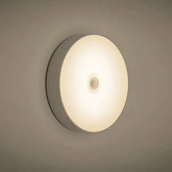 Senzor gibanja LED Nočna Lučka S Svetlobo Nadzor Brezžičnih Stenske Svetilke za Stopnicah Omara za Garderobo