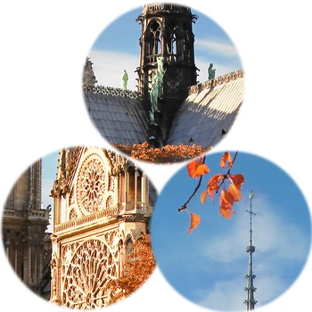 Sodobne Krajine Plakatov in Fotografij Wall Art Platno Slikarstvo Notre Dame de Paris Slike za Dnevni Sobi Doma Dekor Brez Okvirja