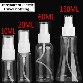 Spray steklenico prazno prozorno plastično polnjenje večkratno potovanje split steklenico 10 ml/20ml/30 ml/50 ml/60ml/80ml/100 ml/150 ml/200 ml