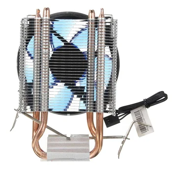 Tiho Hladilni Ventilator LED Core CPU Hladilnik Hladilni Ventilator Hladilnika Heatsink za Intel Socket LGA1156/1155/775 AMD AM3 Visoke Kakovosti
