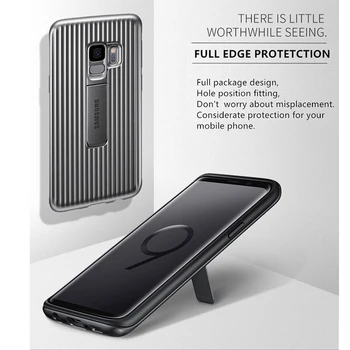 Uradni Originalni samsung TEŽKA Krepak Stoji Primeru Končni Napravi Zaščitni ovitek Za Samsung Galaxy S9 S9 PLUS S9+