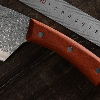 XYj Ročno Kovani Buther Nož 8 palca Visoko Ogljikovega Jekla Zakol Mesa Pameten Nož za Preživetje Kampiranje na Prostem Lov Orodja