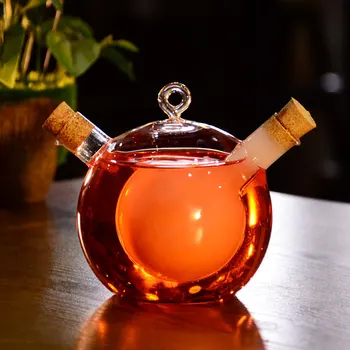 Yuanyang delež cocktail kozarec pokal dvojno osebnost bar oprema za obešanje cevi stekla pokal pijačo pokal
