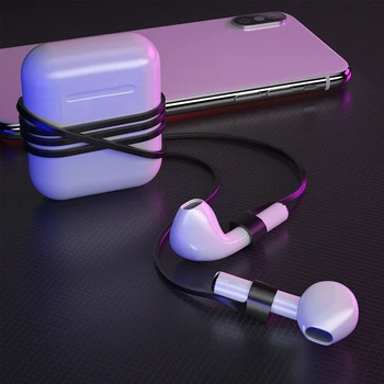 Za Apple AirPods Anti-izgubi Magnetne Zanke Traku > Niz Vrv Priključek za Slušalke Trak Za AirPods Silikonski Dodatki